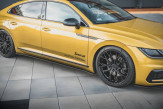 Maxton Design bočné prahové lišty Racing Durability VW Arteon R-Line - čierny 