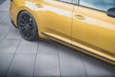 Maxton Design bočné prahové lišty Racing Durability VW Arteon R-Line - čierno červený 