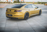 Maxton Design spoiler zadného nárazníka Racing Durability VW Arteon R-Line - červený 