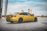 Maxton Design spoiler zadného nárazníka Racing Durability VW Arteon R-Line - čierny + lesklé krídielka