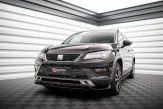 Maxton Design spoiler predného nárazníka SEAT Ateca - čierny lesklý