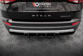 Maxton Design difúzor zadného nárazníka Street Pro SEAT Ateca - čierno červený
