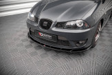 Maxton Design spoiler predného nárazníka SEAT Ibiza CUPRA 6L Ver.2 - čierny lesklý