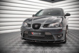 Maxton Design spoiler predného nárazníka SEAT Ibiza CUPRA 6L Ver.2 - čierny lesklý