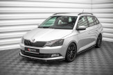 Maxton Design spoiler predného nárazníka ŠKODA Fabia III pred FL Ver.1 - čierny lesklý