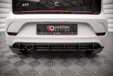 Maxton Design difúzor zadného nárazníka Racing Durability VW UP! GTI - červený 