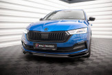 Maxton Design spoiler predného nárazníka ŠKODA Octavia IV NX Sportline Ver.2 - čierny lesklý