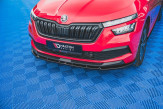 Maxton Design spoiler predného nárazníka ŠKODA Kamiq Ver.2 - čierny lesklý