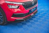 Maxton Design spoiler predného nárazníka ŠKODA Kamiq Ver.2 - čierny lesklý