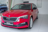 Maxton Design bočné prahové lišty ŠKODA Scala - čierny lesklý