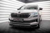 Maxton Design spoiler predného nárazníka ŠKODA Karoq Sportline po FL - čierny lesklý