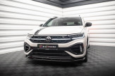 Maxton Design spoiler predného nárazníka VW T-Roc R po FL Ver.1 - čierny lesklý