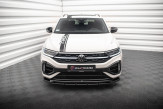 Maxton Design spoiler predného nárazníka VW T-Roc R po FL Ver.1 - čierny lesklý