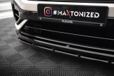 Maxton Design spoiler predného nárazníka VW T-Roc R po FL Ver.1 - čierny lesklý