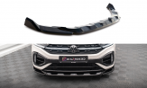 Maxton Design spoiler predného nárazníka VW T-Roc R po FL Ver.2 - čierny lesklý