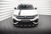 Maxton Design spoiler predného nárazníka VW T-Roc R po FL Ver.2 - čierny lesklý