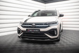 Maxton Design spoiler predného nárazníka VW T-Roc R po FL Ver.2 - čierny lesklý