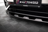 Maxton Design spoiler predného nárazníka VW T-Roc R po FL Ver.2 - čierny lesklý