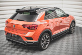 Maxton Design bočné spoilery zadného nárazníka VW T-Roc pred FL - čierny lesklý