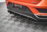 Maxton Design difúzor zadného nárazníka Street Pro VW T-Roc - čierno červený 