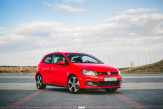 Maxton Design bočné prahové lišty VW Polo GTI 6R pred FL - čierny lesklý