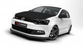Maxton Design spoiler predného nárazníka VW Polo GTI 6R - čierny lesklý