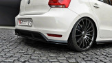 Maxton Design spoiler zadného nárazníka VW Polo GTI 6R po FL - čierny lesklý