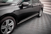Maxton Design bočné prahové lišty VW Passat B8 po FL - čierny lesklý
