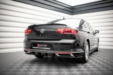 Maxton Design bočné spoilery zadného nárazníka VW Passat B8 po FL - čierny lesklý