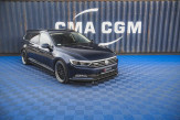 Maxton Design spoiler predného nárazníka VW Passat B8 pred FL Ver.2 - čierny lesklý