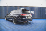 Maxton Design stredový spoiler zadného nárazníka VW Passat B8 pred FL - čierny lesklý