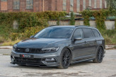 Maxton Design bočné prahové lišty VW Passat B8 R-Line pred FL - čierny lesklý