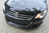 Maxton Design spoiler predného nárazníka VW Passat CC pred FL Ver.2 - čierny lesklý