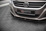 Maxton Design spoiler predného nárazníka VW Passat CC pred FL Ver.4 - čierny lesklý