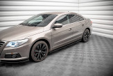 Maxton Design bočné prahové lišty VW Passat CC pred FL Ver.2 - čierny lesklý