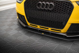 Maxton Design spoiler predného nárazníka Street Pro AUDI RS4 B8 - čierny 
