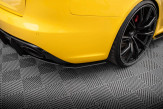 Maxton Design bočné spoilery zadného nárazníka Street Pro AUDI RS4 B8 - čierny 