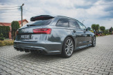 Maxton Design bočné prahové lišty AUDI A6 S-Line / S6 C7 po FL - čierny lesklý