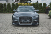 Maxton Design spoiler predného nárazníka AUDI A6 S-Line / S6 C7 po FL - čierny lesklý