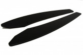 Maxton Design difúzor a bočné spoilery zadného nárazníka AUDI S6 C7 po FL - čierny lesklý