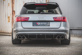 Maxton Design spoiler zadného nárazníka AUDI A6 S-Line / S6 C7 po FL - čierny lesklý