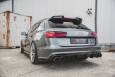 Maxton Design spoiler zadného nárazníka AUDI A6 S-Line / S6 C7 po FL - čierny lesklý