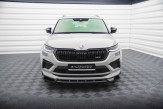 Maxton Design spoiler predného nárazníka ŠKODA Kodiaq RS po FL Ver.2 - čierny lesklý