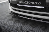 Maxton Design spoiler predného nárazníka ŠKODA Kodiaq RS po FL Ver.2 - čierny lesklý