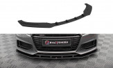 Maxton Design spoiler predného nárazníka Street Pro AUDI TTS / TT S-Line 8S - čierno červený