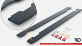 Maxton Design bočné prahové lišty Street Pro AUDI TTS / TT S-Line 8S - čierny 