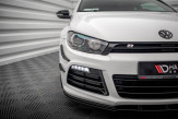 Maxton Design prítlačné krídielka predného nárazníka (canards) VW Scirocco 3 R pred FL - čierny