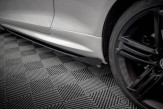Maxton Design bočné prahové lišty Street Pro VW Scirocco 3 R pred FL - čierny + lesklé krídielka