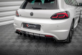 Maxton Design spoiler zadného nárazníka VW Scirocco 3 R pred FL Ver.1 - čierny lesklý