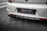 Maxton Design spoiler zadného nárazníka VW Scirocco 3 R pred FL Ver.1 - čierny lesklý